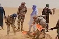 The victims were buried in mass graves by the rescue team dispatched to the area