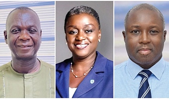 Chief Supt Stephen Akowuah — Director, Financial Forensics Unit, CID Headquarters, Felicity Osafo Sampong — Chief Risk Officer, Stanbic Bank Ghana, Theophilus Botchway — Principal Manager, Law Enforcement Liaison Unit, Cyber Security Authority