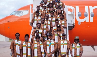 The Black Stars arrived in Canada in high spirits