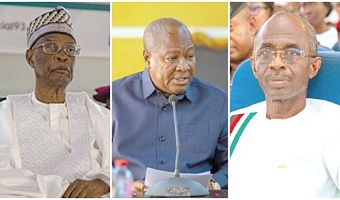 Mahama Iddrisu — Chairman, NDC Council of Elders, President John Dramani Mahama, Johnson Asiedu Nketiah — National Chairman, NDC        