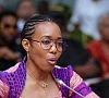 Dr Zanetor Agyeman-Rawlings, Minister of Environment, Science and Technology designate, taking the oath. Picture: ELVIS NII NOI DOWUONA