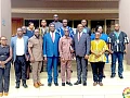 Nortsu-Kotoe Kwasi Peter (5th from left), Chairman, Select Committee on Education, with Paul Adjei (3rd from right), Administrator of GETFund, other members of the committee and other dignitaries after the event