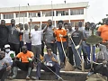 Massive turnout for clean-up exercise in Ho