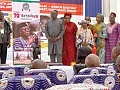 Prof. Emmanuel Adow Obeng (3rd from left), former Vice Chancellor of the University of Cape Coast, with Prof. Domwin Dabire Kuupole (2nd from left), also former VC, UCC, at a conference held in his honour with other invited guests