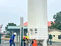 Liquid oxygen delivered at Lekma Hospital
