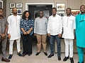 Francis Asenso-Boakye (middle), Founding President, TESCON, with the executives