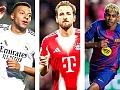 Kylian Mbappe (left) — One of the finalists, Harry Kane (middle) —Tipped as favourite and Lamine Yamal — who could pull a surprise