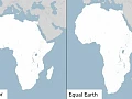 The Mercator projection is the map widely used across the globe but inaccurately depicts the sizes of countries and continents