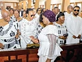 Vice-President Naana Jane Opoku-Agyemang (right) exchanging greetings with Dr Zanetor Agyeman-Rawlings (2nd from left), MP for Klottey Korle Constituency and daughter of the late Nana Konadu Agyeman-Rawlings, former First Lady. Picture: ELVIS NII NOI DOWUONA 