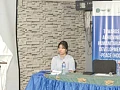 Sheikh Armiyawo Shaibu (left), a Member of the Governing Board of the National Peace Council, speaking at the media dialogue. Seated in the middle is Izumi Kume, Coordinator for Economic Cooperation at the Embassy of Japan in Ghana, while on the right is Dr George Amoh, Executive Secretary of the National Peace Council
