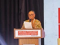 Betty Mould-Iddrissu (right), Member of the Council of State, addressing the participants. Picture: CALEB VANDERPUYE
