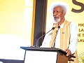 Professor Wole Soyinka, Nobel Laureate and Playwright, speaking at the Next Steps Consultative Summit in Accra