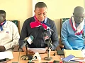 Richard Takyi Mensah (middle) addressing the press conference