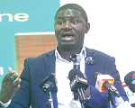 Dr Yakubu Tobor Yusuf, Registrar of the Traditional Medicine Practice Council, briefing the media. Picture: ESTHER ADJORKOR ADJEI