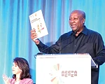 President John Mahama launching the Accra Reset Report at the Accra Reset Conference in New York, USA