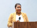 Justina Nelson, Chief Executive Officer, MIIF, speaking at the event