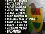 Black Queens squad
