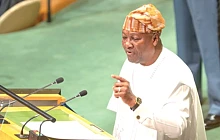 President John Dramani Mahama addressing the 81st Session of the United Nations General Assembly in New York, USA.