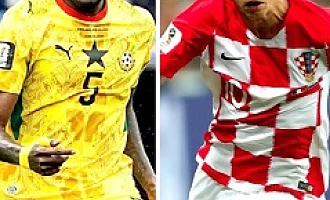 Thomas Partey, Ghana and Luka Modric, Croatia
