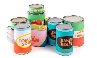 Canned foods can get contaminated if there are deep dents, rust or punctures
