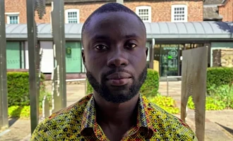 Noah Krah, 26, is one of six students unable to graduate because the Ghanaian government has not paid their tuition fees as promised
