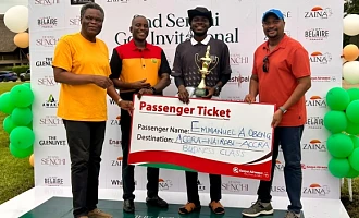 Emmanuel Obeng triumphs at 2nd Senchi Invitational Golf Tournament