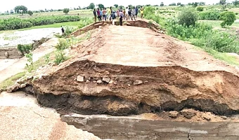 The collapse of the bridge has cut off the community negatively impacting socio-economic activities