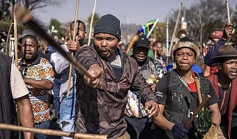 Protests have been held across South Africa as thousands demand that all undocumented migrants leave the country