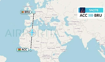 Brussels Airlines flight returns to Accra minutes after take-off over technical fault