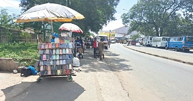 Some drivers have turned a bus stop on the road stretching from the Graphic Road to Accra Technical University into a parking space for vehicles