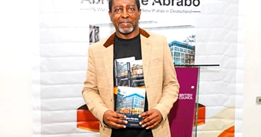 Edmund Smith-Asante, Author, Abrokyire Abrabo, after the launch of the book. Picture: ELVIS NII NOI DOWUONA 
