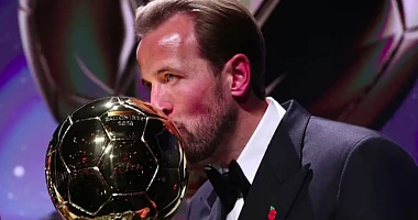 Harry Kane broke Bayern Munich's goalscoring record for a season in his third campaign at the club