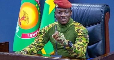 Captain Ibrahim Traoré, Burkina Faso’s military leader  has been in power since a coup in 2022