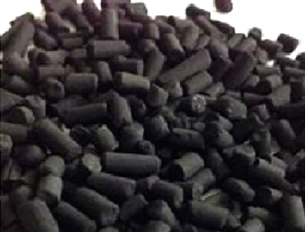 • Sample of pelleted Activated Carbon