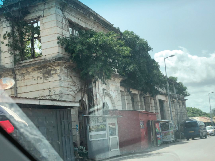 The abandoned building that housed the country's first bank