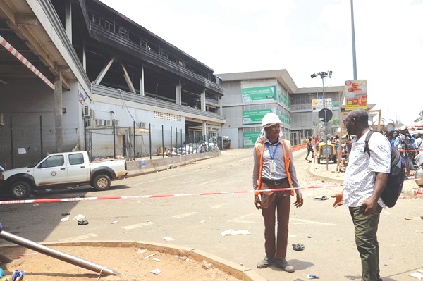 Aftermath of Wednesday’s fire - Kejetia Market shut down