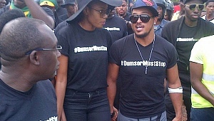Actress Yvonne Nelson calls for new DumsorMustStop Vigil amid erratic power supply