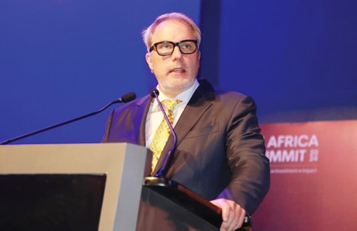 Stephen Blewett, CEO, MTN  Ghana, addressing delegates at the 3i Africa Summit